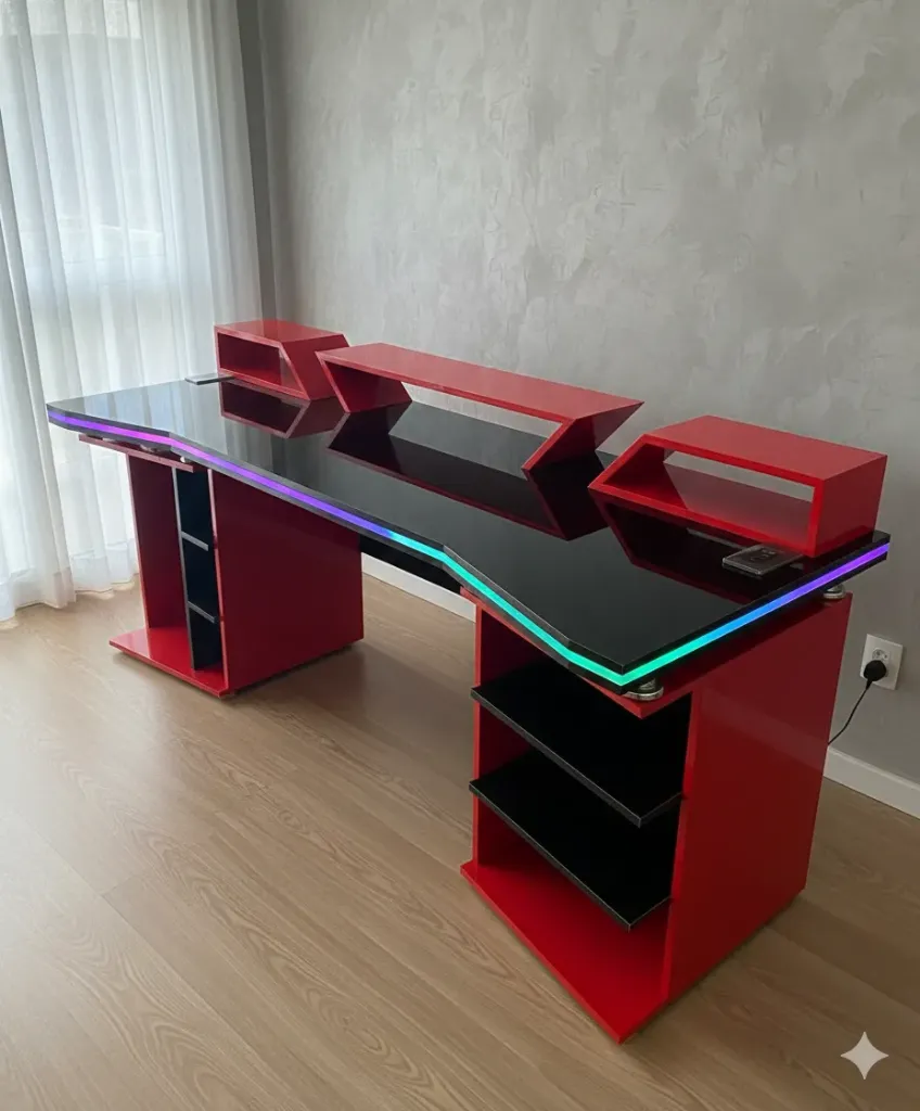 Escritorio Gamer Alicia (Negro)