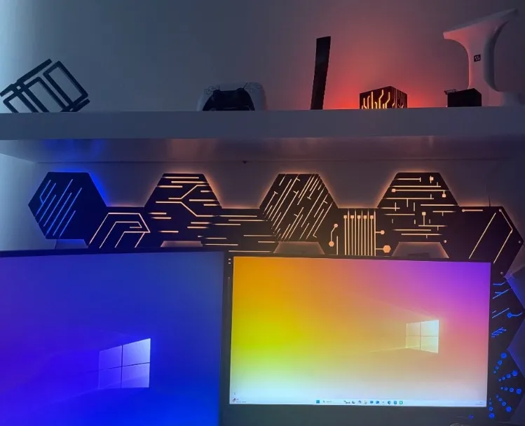 Hexagonales Led Gamer