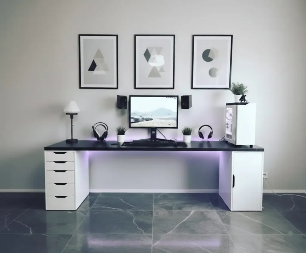 Escritorio minimal (Negro)
