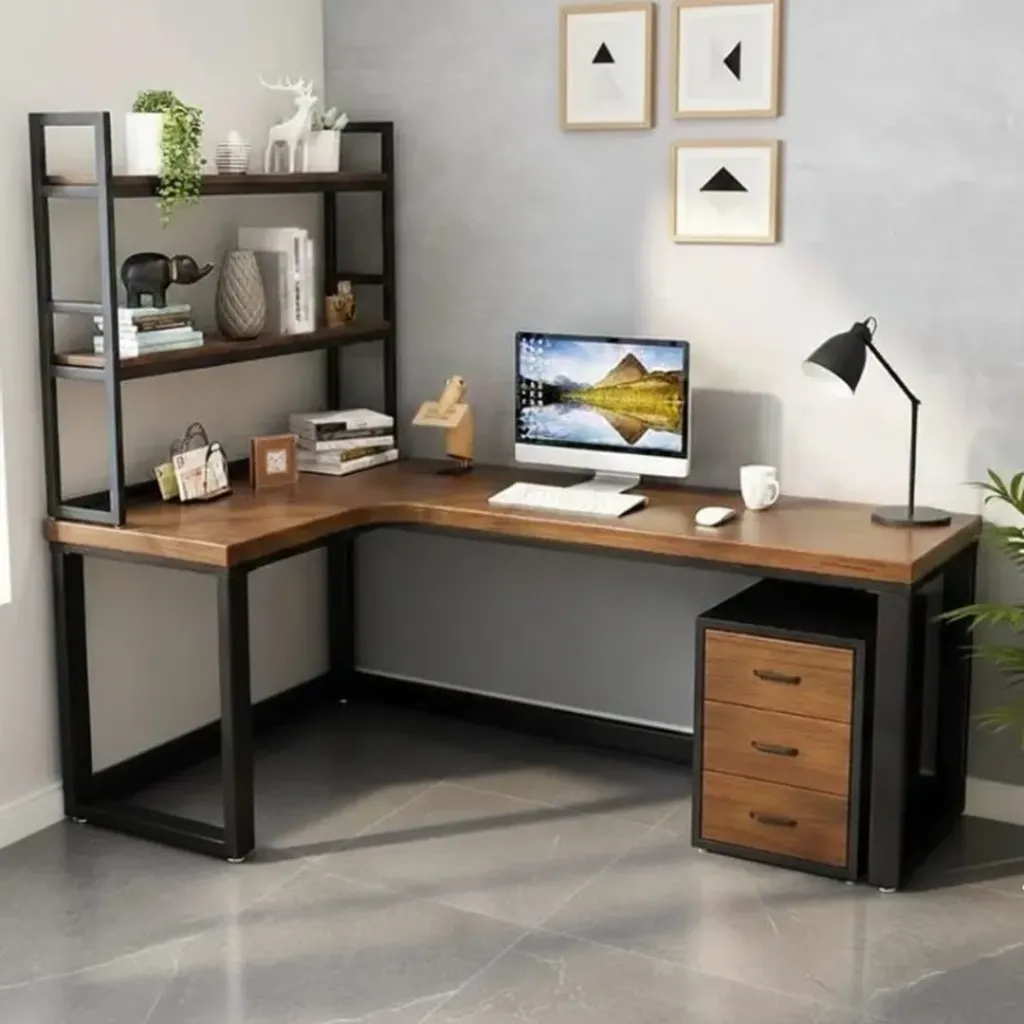 Escritorio industrial MKO (Negro)