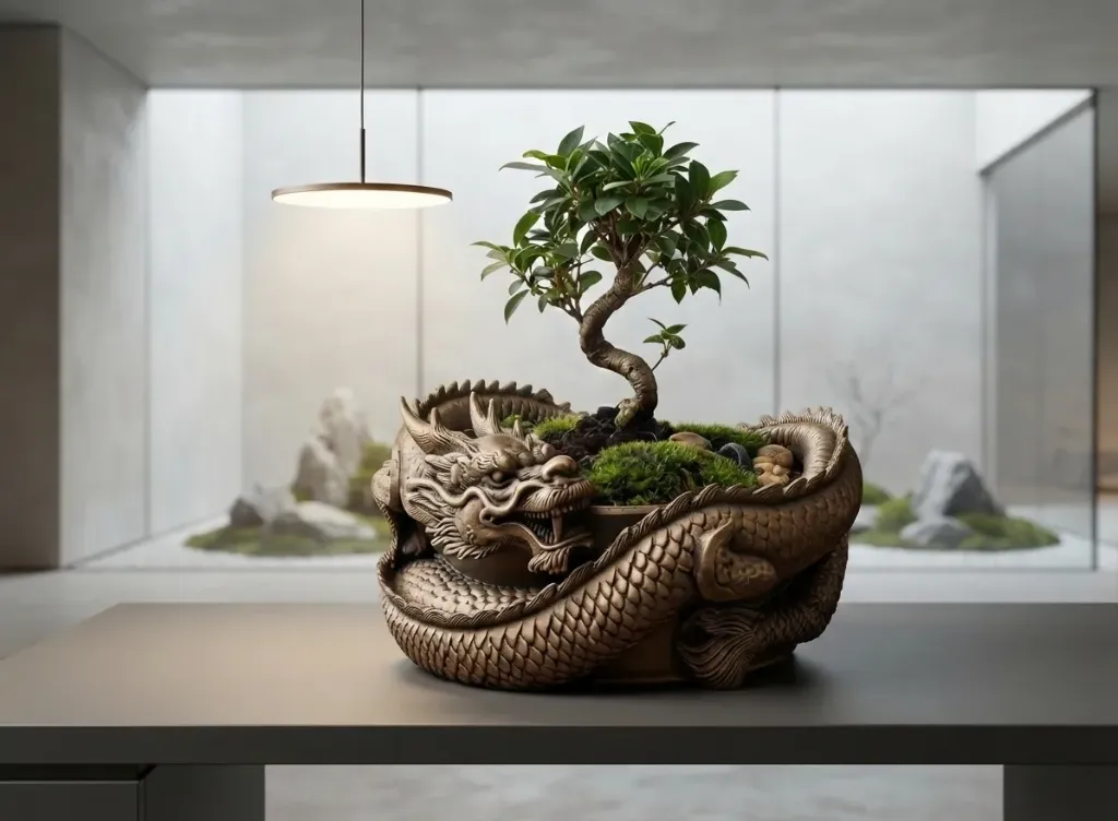 Macetero Dragon
